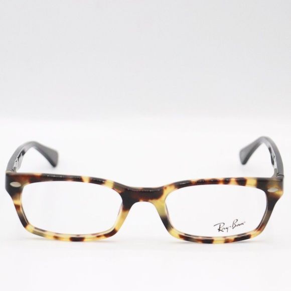 Unisex Ran Ban Yellow Brown Tortoise Vintage Deadstock Eyeglasses 50 19 135 - Picture 1 of 2